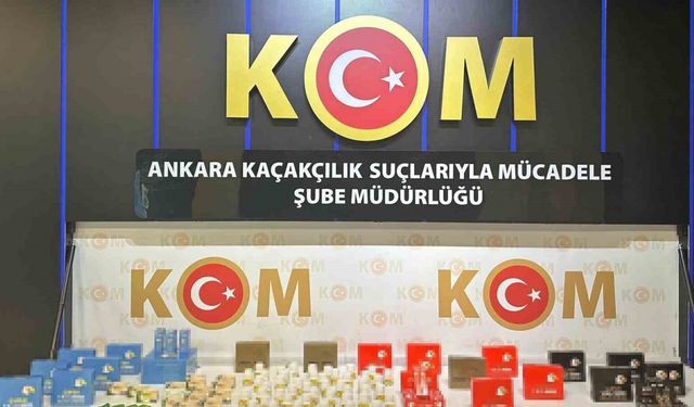 Başkentte 3 bin 520 adet sahte cinsel içerikli ürün ele geçirildi