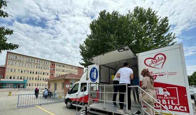 Çorum Belediyesi öğrenci ve velileri yalnız bırakmadı