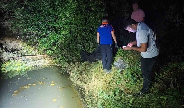 Kayıp olarak aranan yaşlı adamın cesedi su kanalında bulundu