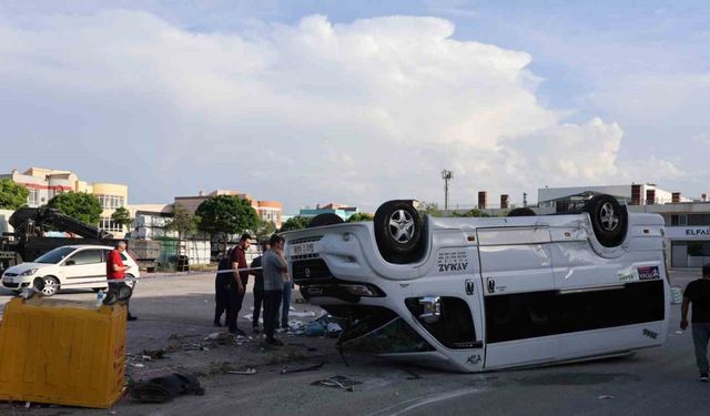 Konya’da 2 servis minibüsü çarpıştı: 7 yaralı