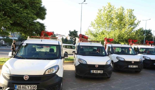 Melikgazi Belediyesi’nden ilaçlama çalışması