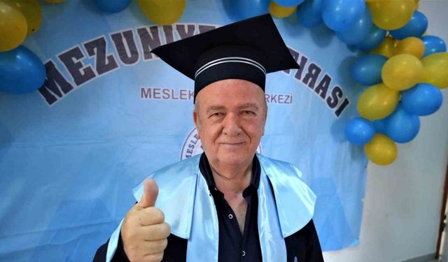 Öğrenmenin yaşı yok: 71 yaşında lise diploması aldı, göbek attı