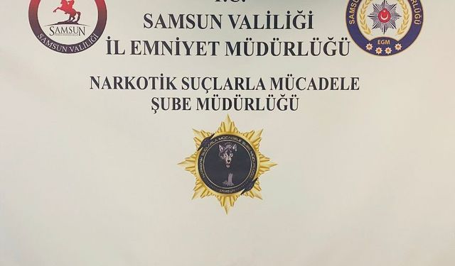 Samsun’da 1 kilo 773 gram metamfetamin ele geçirildi: 3  gözaltı