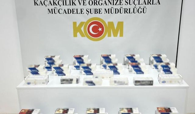 Samsun’da 11 bin 760 adet makaron ele geçirildi