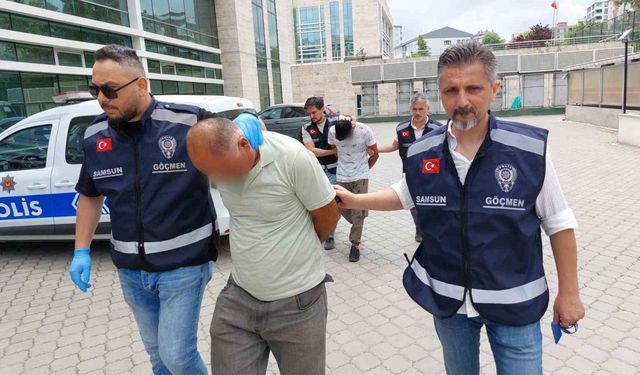 Samsun’da 2 göçmen kaçakçısı polis tarafından yakalandı