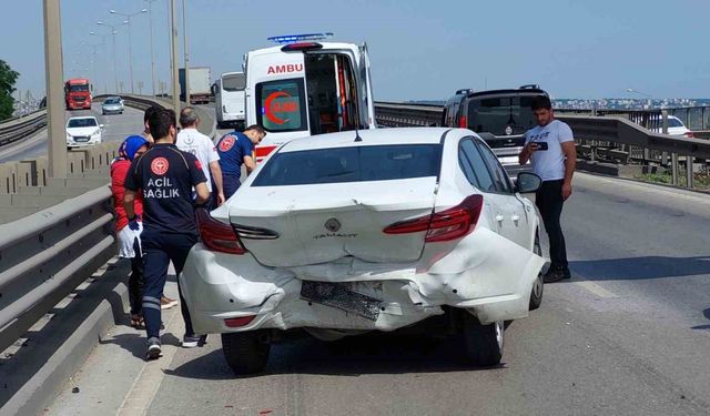 Samsun’da zincirleme kaza: 2 yaralı