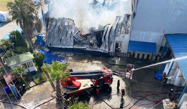 Samsun’daki fabrika yangını kontrol altına alındı