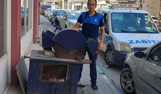 Bursa Gemlik'te kaldırım işgaline geçit yok!