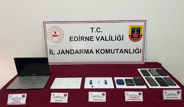 Edirne Jandarma'dan Dijital Dolandırıcılık Operasyonu: 2 Şüpheli Yakalandı