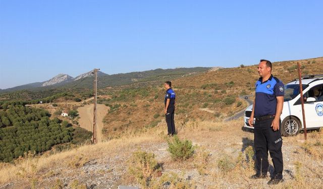 İzmir Güzelbahçe'de orman nöbeti