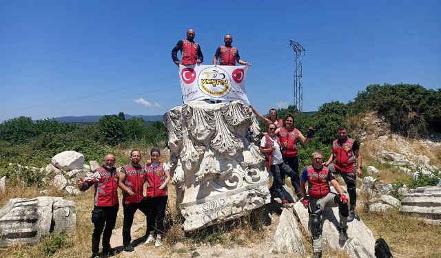 Keşan Motosiklet Kulübü Erdek'ten döndü