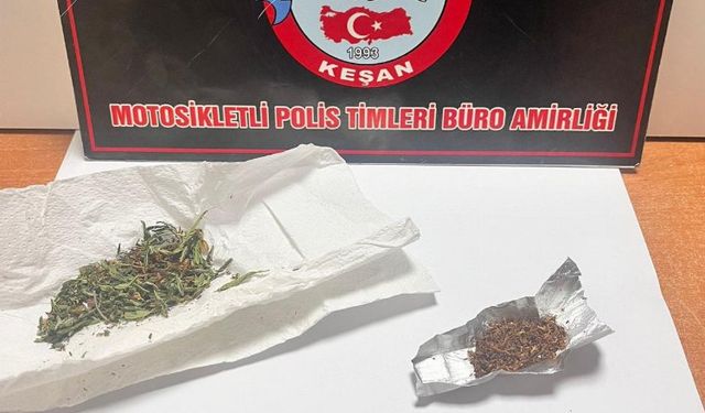 Keşan'da uyuşturucuya geçit yok!