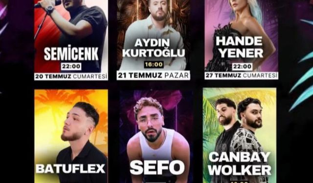 Mawish Beach&Disco’da Yaz Sezonu Ünlü İsimlerle Başlıyor