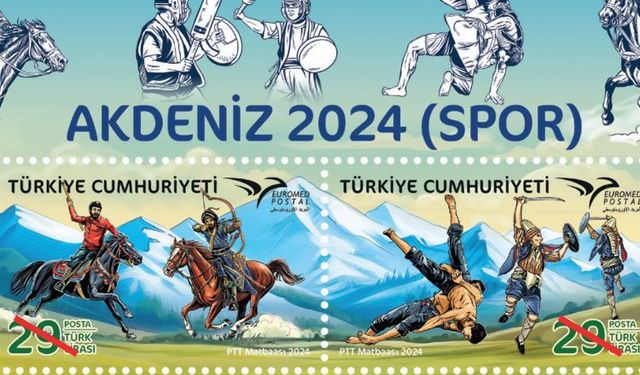 PTT'den 'Akdeniz 2024'e özel anlam pulu