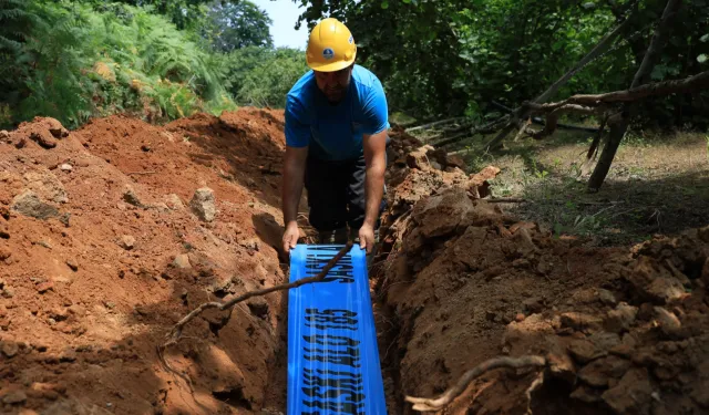 Sakarya'da yeni içme suyu hattında çalışmalar tamamlandı