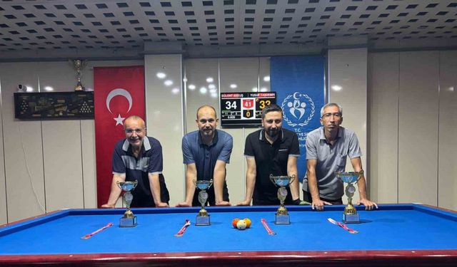 15 Temmuz 3 Bant Bilardo Turnuvası sona erdi