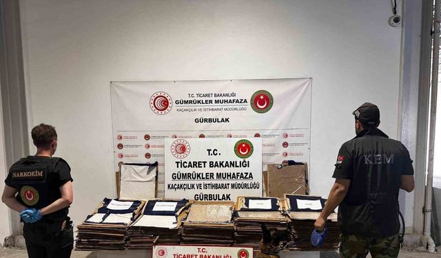 276 kilogram uyuşturucu maddenin Türkiye’ye girmesi engellendi