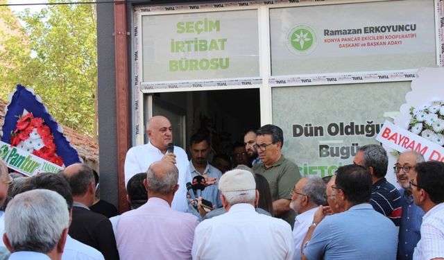 Başkan Erkoyuncu seçim bürosunu açtı