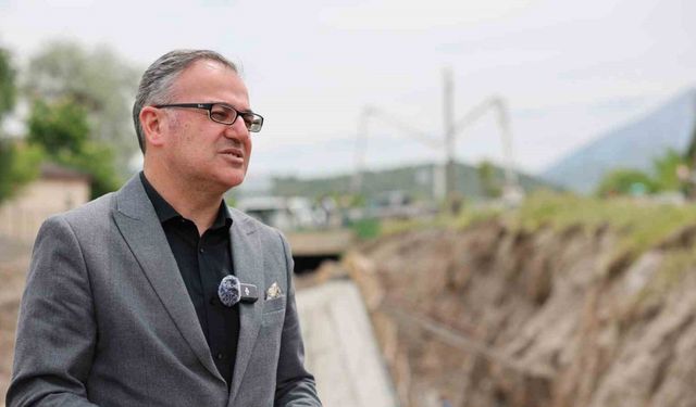 Başkan Özldoğan: "Dev kanal projemizde yüzde 60 seviyesine geldik"