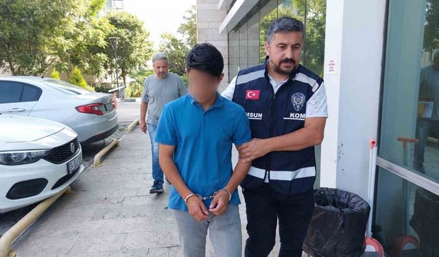 İstanbul merkezli suç örgütü operasyonunda Samsun’da yakalanan şahıs adliyeye sevk edildi