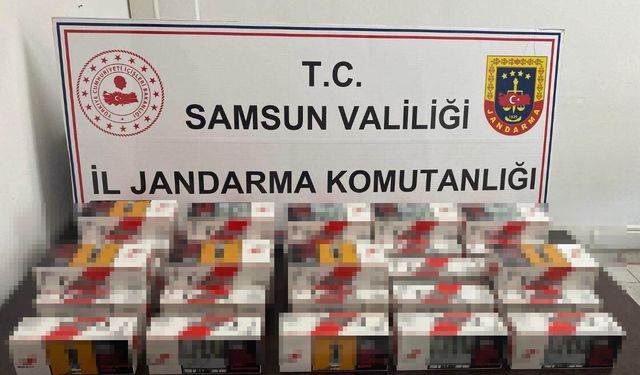 Jandarma ekipleri bandrolsüz makaron ele geçirdi