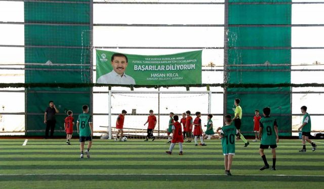 Karatay’da Yaz Kur’an Kurslarındaki öğrencilere futbol turnuvası