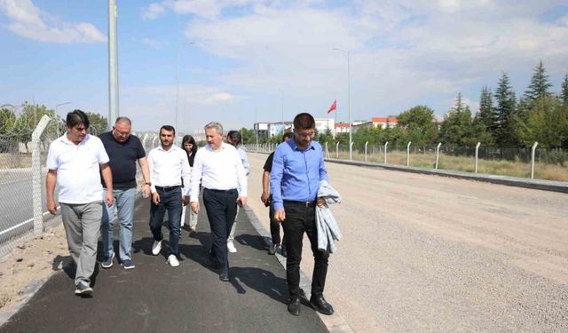 Melikgazi’den şehrin trafik yükünü alacak yeni yol