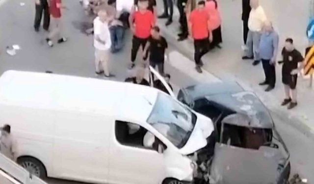 Samsun’da trafik kazası: 2 yaralı