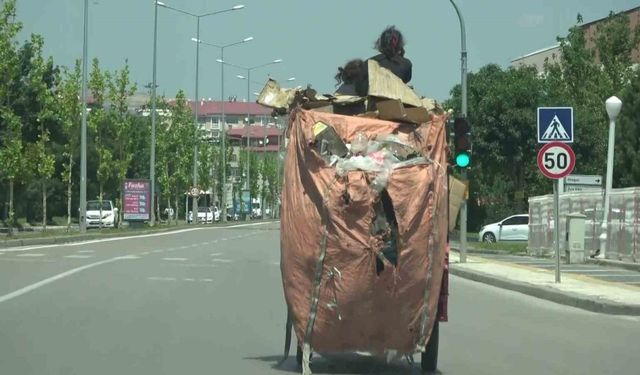 Tehlikeli yolculuk kamerada