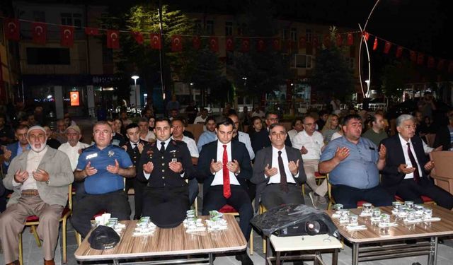 Tomarza’da 15 Temmuz şehitleri dualarla anıldı