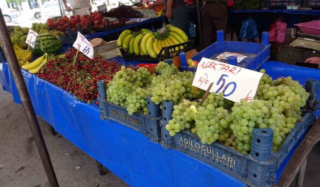 Yaz geldi, pazarda fiyatlar düştü