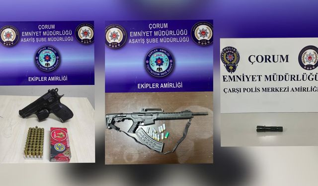 Çorum Emniyet Müdürlüğü’nden güvenlik operasyonlarında büyük başarı