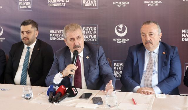 BBP Genel Başkanı Destici, Trabzon'da konuştu: