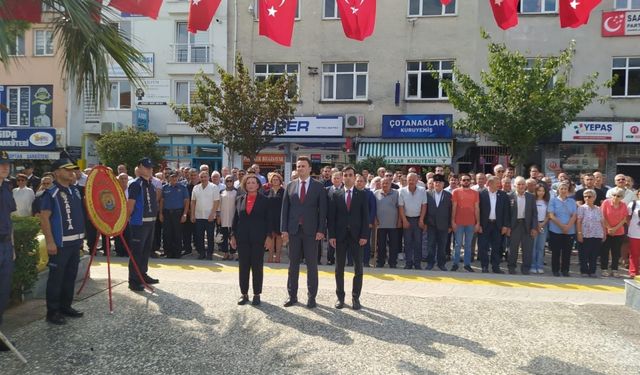 Sinop'un ilçelerinde 30 Ağustos Zafer Bayramı kutlandı