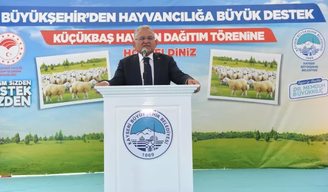 Başkan Büyükkılıç’tan 9 bin 788 besicinin su faturasına 16 milyon TL’lik destek