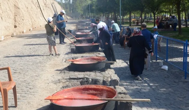 Kayseri Melikgazi'de salça günleri başlıyor