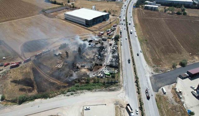 Ankara’da korkutan yangın