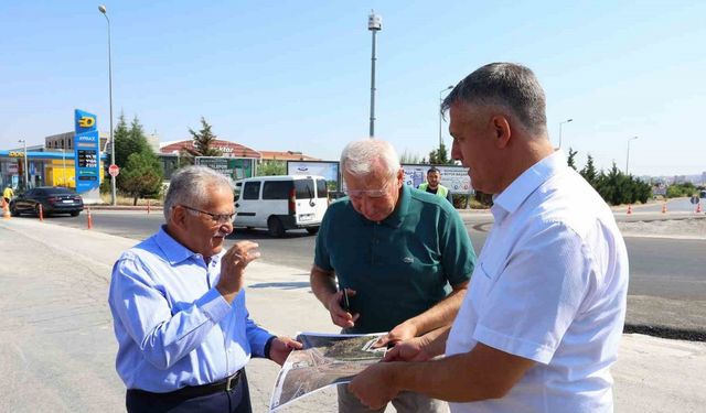 Başkan Büyükkılıç: "Geceleri çalışıyor, gündüzleri trafiğe açıyoruz"