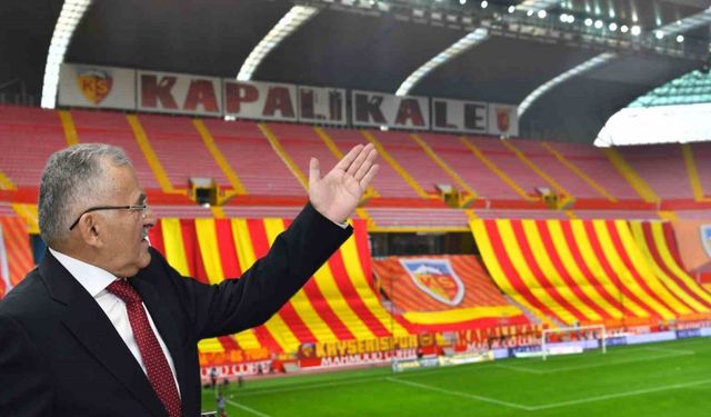 Başkan Büyükkılıç’tan Kayserispor’a destek çağrısı