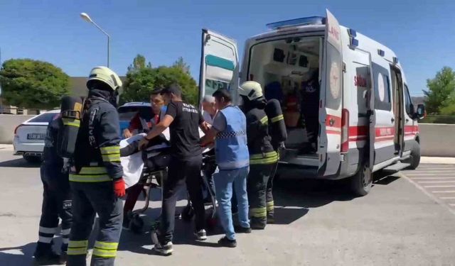 Beyşehir Devlet Hastanesinde yangın tatbikatı