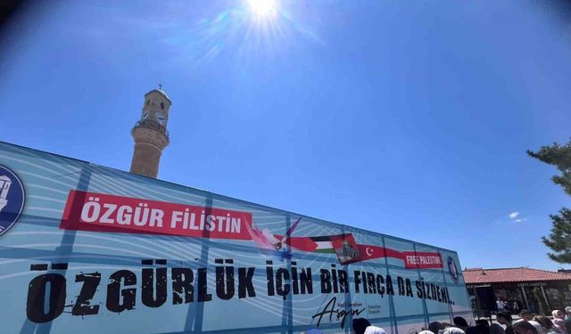 Bu fırça darbeleri özgür Filistin için