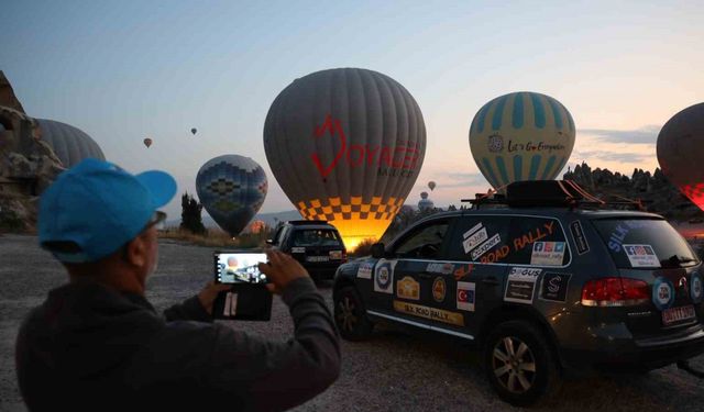 Doğu Batı Dostluk ve İpek Yolu Rallisi Kapadokya’ya ulaştı