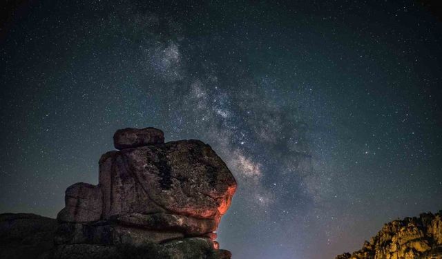 Eskişehirli fotoğrafçının objektifinden samanyolu karesi mest etti