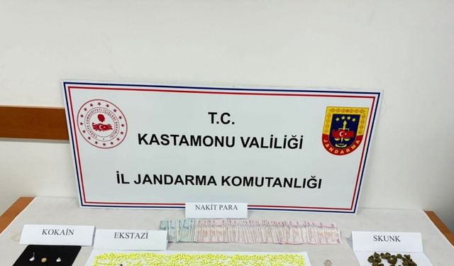 Kastamonu’da çok sayıda uyuşturucu ele geçirildi: 1 tutuklama