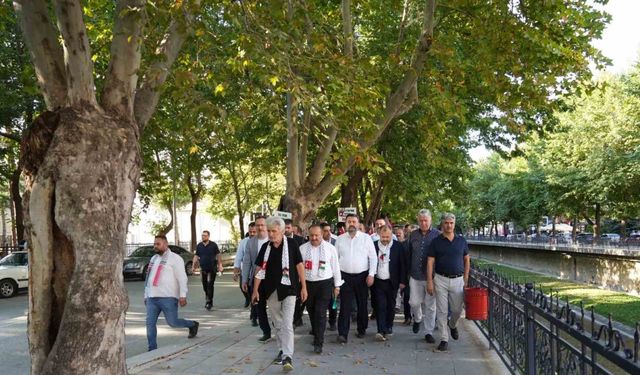 Kastamonu’da Filistin’e destek yürüyüşü gerçekleştirildi