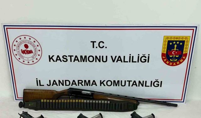 Kastamonu’da kaçak silah operasyonu: 1 gözaltı