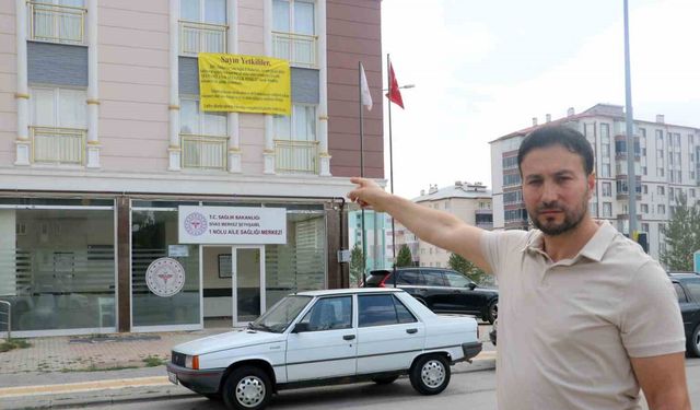 Kiraladığı mülkünü geri alamayan gurbetçiden pankartlı feryat