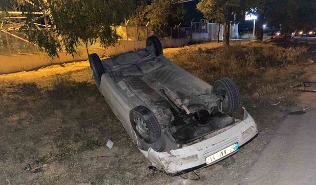 Konya’da iki otomobil çarpıştı: 3 yaralı