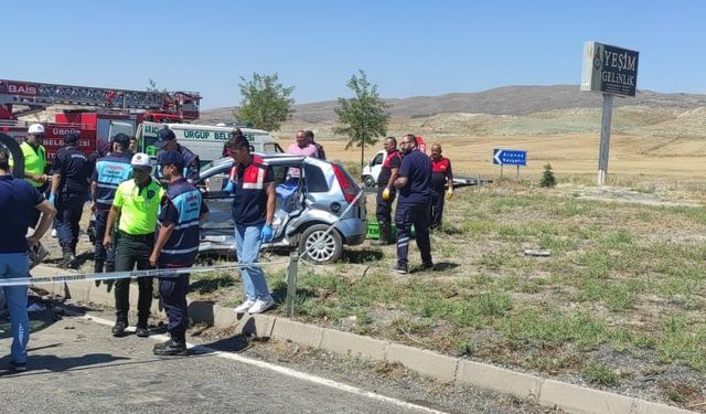 Nevşehir-Kayseri karayolunda feci kaza: 1 ölü, 1’i ağır 4 yaralı!