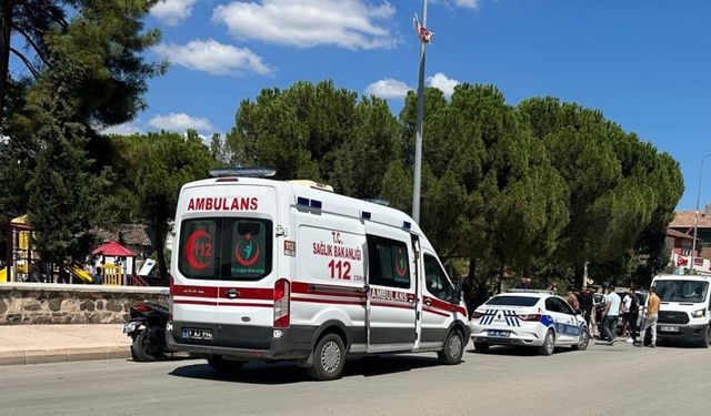 Osmancık’ta motosiklet ile hafif ticari araç çarpıştı: 1 yaralı